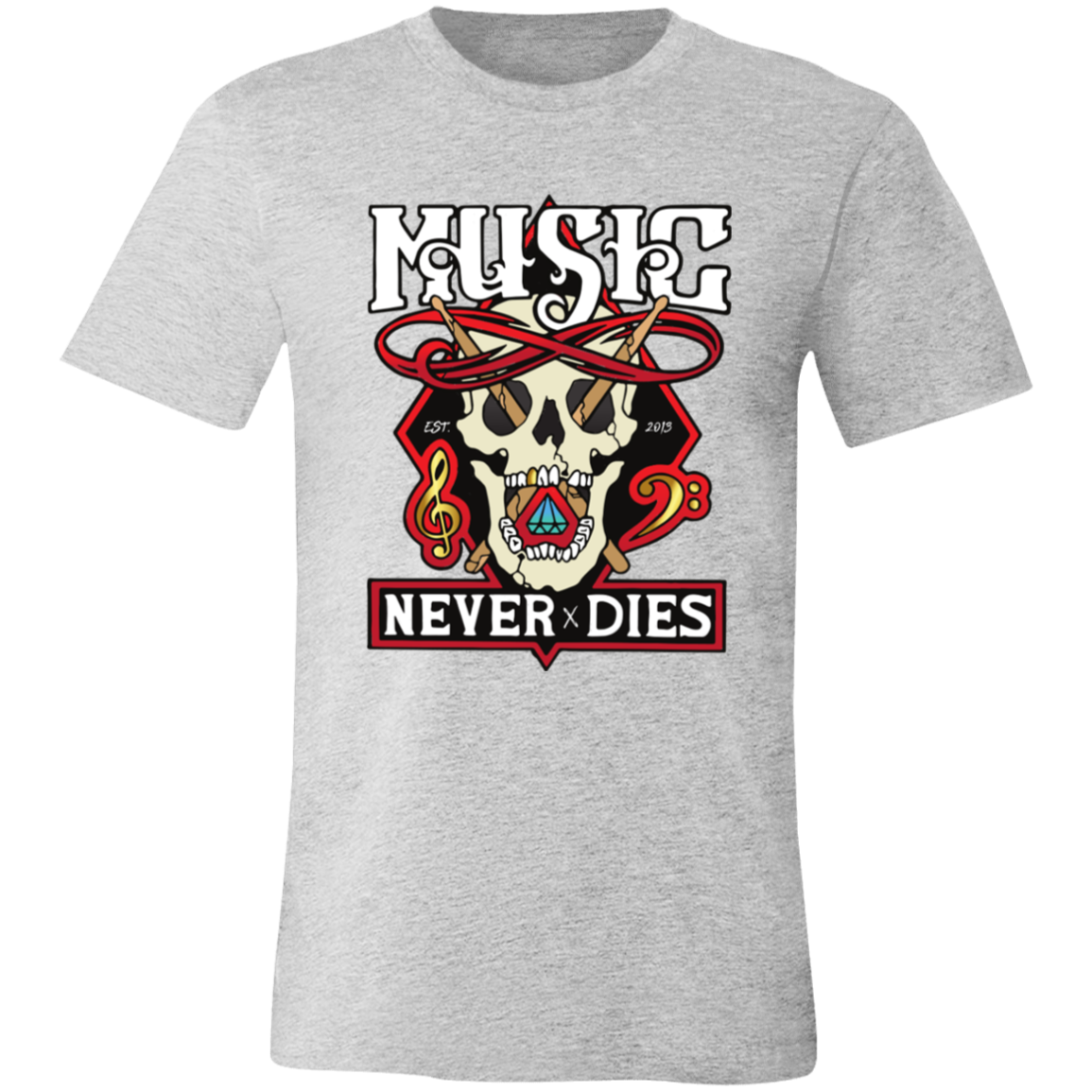 Music Never Dies Skull